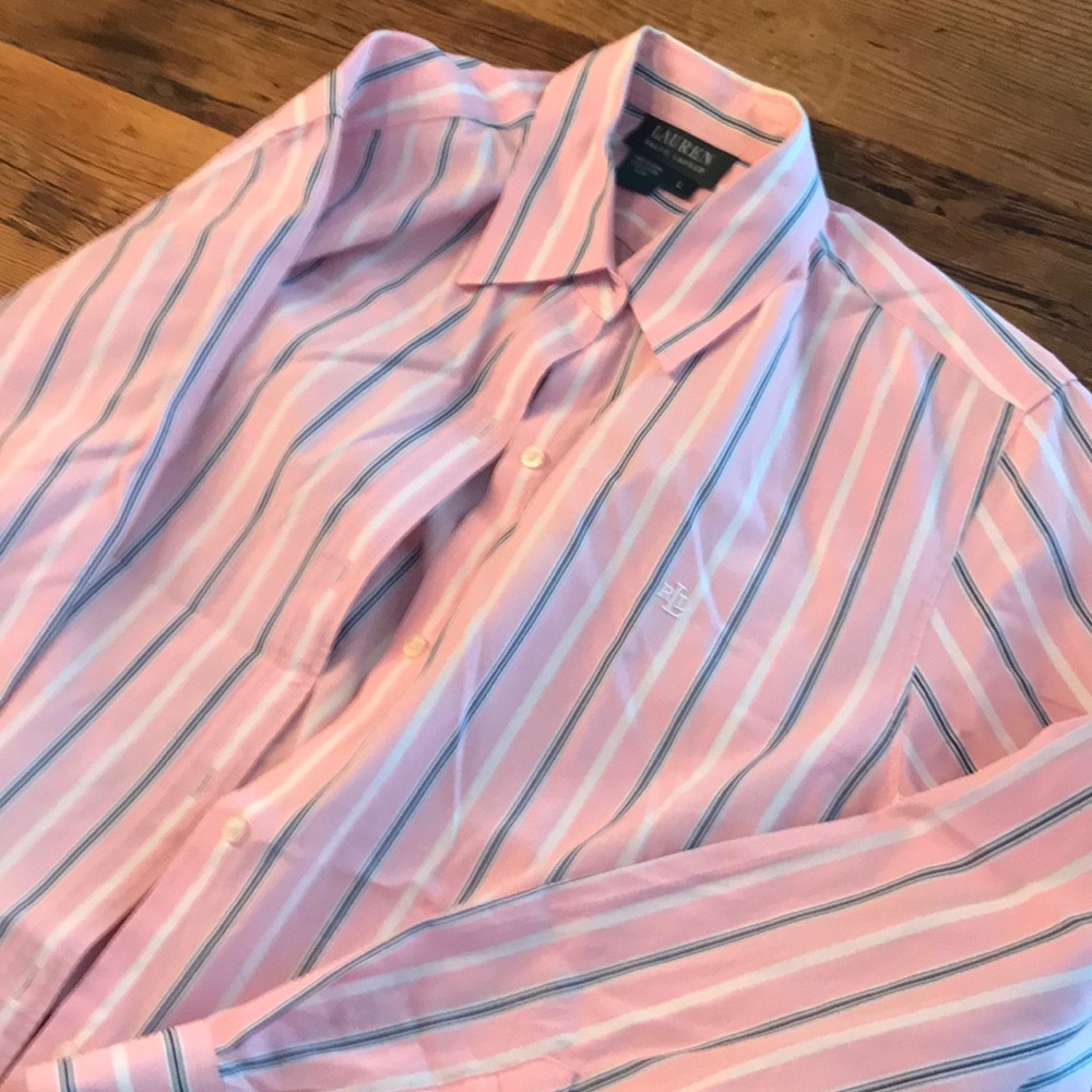Ralph Lauren striped cotton blouse